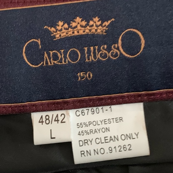 Carlo Lusso NEW men’s black suit - Picture 6 of 8
